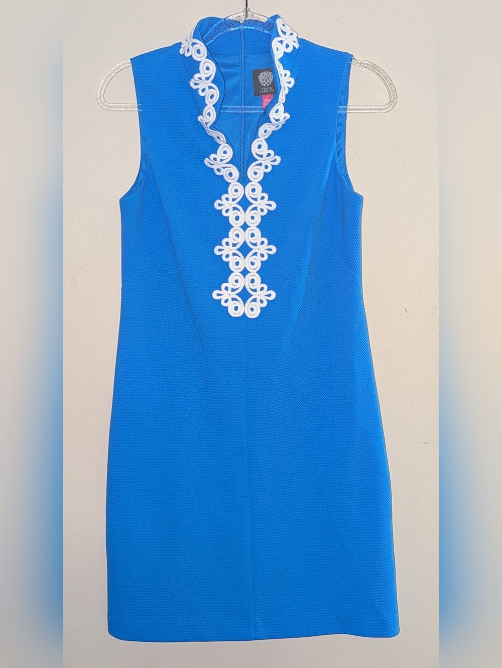 💥SALE💥Vince Camuto Cobalt Blue Sleeveless Shift Dress